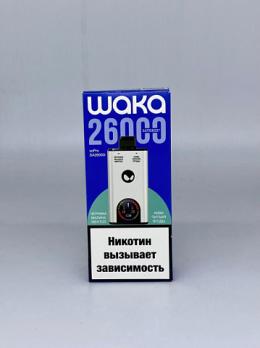 WAKA 26000 затяжек 2% ЧЕРНИКА МАЛИНА МЕНТОЛ/КИВИ ПИТАЙЯ ЯГОДЫ