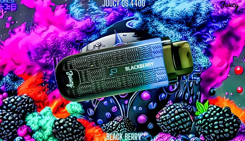 JUUCY QS 4400 затяжек BLACKBERRY 5%