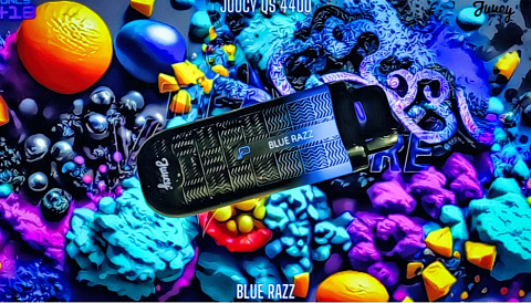 JUUCY QS 4400 затяжек BLUE RAZZ 5%