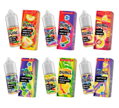 DUALL Salt жидкость для заправки 30 мл КЛЮКВА ЛИМОН 5%