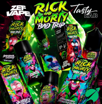 RICK and MORTY ( BAD TRIP ) жидкость для заправки extra hard 6% WATERMELON RASPBERRY