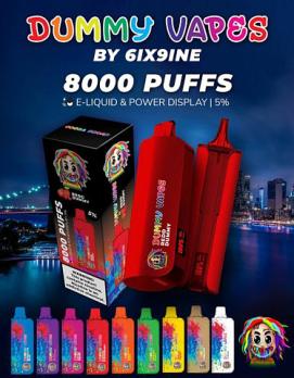 DUMMY VAPES 8000 затяжек CLEAR 5%