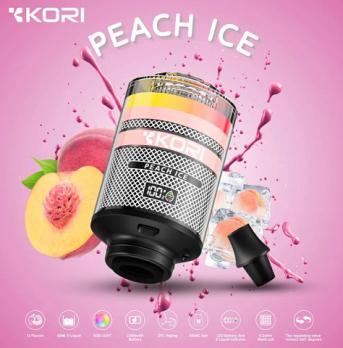 KORI E-hookah 100000 затяжек PEACH ICE 5mg