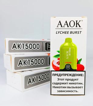 AAOK AK 15000 затяжек LYCHEE BURST 2%