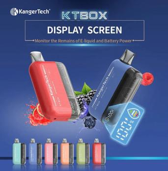 KangerTech KT BOX 15000 затяжек BLUE RAZZ ICE 2%