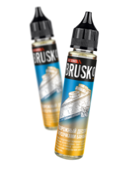 Brusko Жидкость для заправки Salt 30ml 2% Творожный десерт с кусочками банана