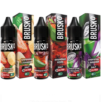 BRUSKO SALT 35мл ПЕРСИКОВЫЙ ДЖЕМ 5%