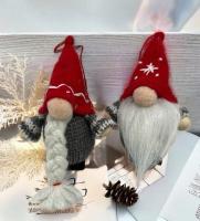 Новогодние игрушки Гномики в коробке (3 шт)
