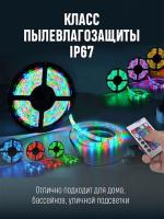Светодиодная лента с пультом RGB LED STRIP