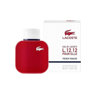 Туалетная вода Laсоste L.12.12 pour elle french panache (90ml) жен. - красный флакон