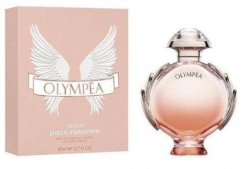 Туалетная вода Olympea Aqva оранжевая коробка (80ml) жен. pacо rabоnne