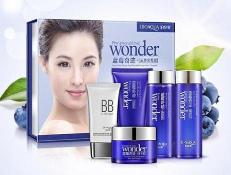 Bioaqua Wonder Набор с экстрактом черники, 5 предметов