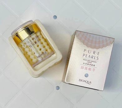 BIOAQUA Увлажняющий крем с натуральной жемчужной пудрой Pure Pearls, 120гр