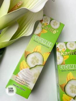 Пенка для умывания со щеточкой Karite Cucumber Make-Up Remover 150 мл
