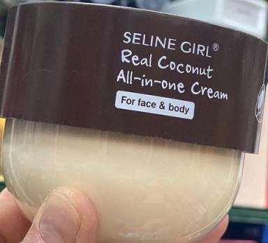 Крем для лица и тела SELINE GIRL Real Coconut 300 мл