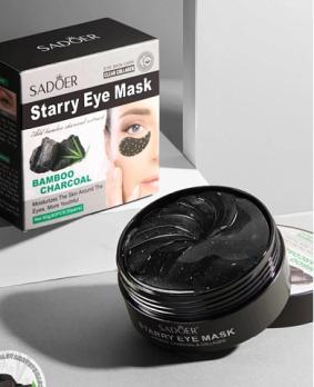Гидрогелевые патчи Sadoer Starry Eye Mask Bamboo Charcoal 60шт