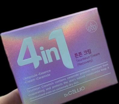 Крем для лица с керамидами Dr.CELLIO 4in1 Teunteun Cream 70мл