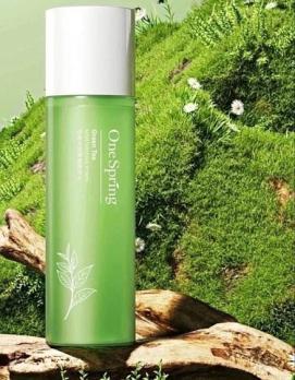 Тонер увлажняющий One Spring Green Tea Moisturizing Toner с экстрактом зеленого чая 120мл