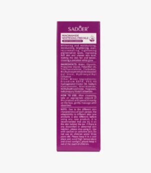 SADOER NIACINAMIDE cыворотка для лица отбеливающая с ниацинамидом, 30 мл