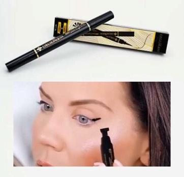 Gegemoon Двусторонняя подводка для глаз черная 1,6гр Stamp + eyeliner
