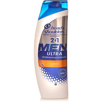 Шампунь Head&shoulders Men ultra 2в1 с кофеином 400мл.