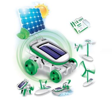 Конструктор на солнечных батареях 6 в 1 Solar Motion