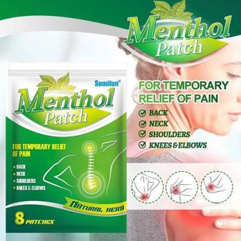 Уценка Пластырь от ревматизма, 8 шт Menthol patch