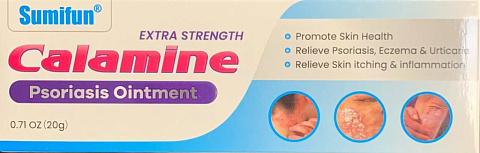 Крем от псориаза Sumifan Calamin Psoriasis Ointment Extra Strength 20гр