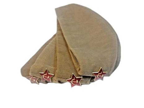 СОЛДАТСКАЯ военная пилотка с красной звездой. Подклад внутри р.56