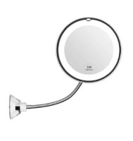 Зеркало для макияжа на присосках увеличительное Flexible mirror MO-1184