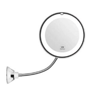 Зеркало для макияжа на присосках увеличительное Flexible mirror MO-1184