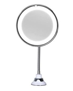 Зеркало для макияжа на присосках увеличительное Flexible mirror MO-1184