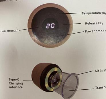 Вакуумный массажер с подогревом для тела Intelligent can scraping massage instrument
