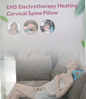 Массажер для шеи EMS Electrotherapy Heating Cervical Spine Pillow