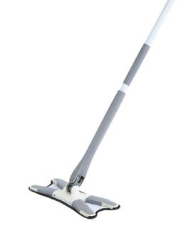 Швабра плоская с отжимом, телескопическая ручка, DISPOSABLE MOP