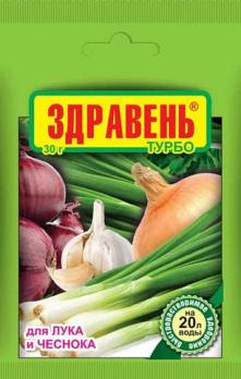 Удобрение Здравень для лука и чеснока, 30гр