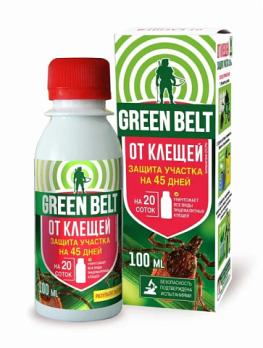 Средство Green Bealt, 100мл средство от клещей