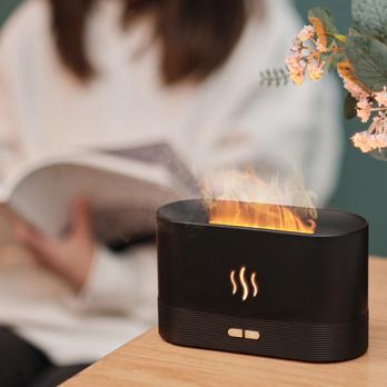 Увлажнитель аромадиффузор - светильник Flame Aroma Diffuser 180мл