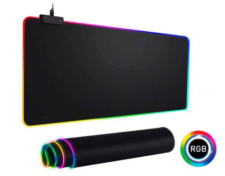 Коврик для мышки с подсветкой Luminous Mouse Pad 80х30см RGB-01
