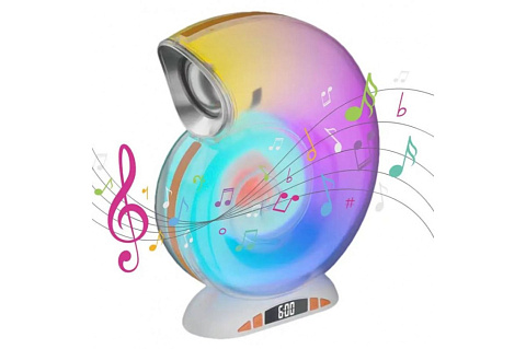 Ночник колонка в форме раковины Conch music lamp