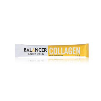 Гринвей Напиток Balancer Collagen со вкусом «Персик - лимон», 10 стиков