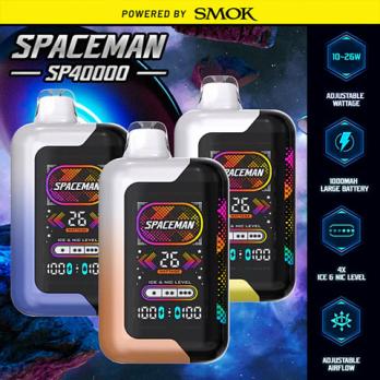 SMOK spaceman COLD MIX 40000 затяжек 2% ЖАСМИН МАЛИНА