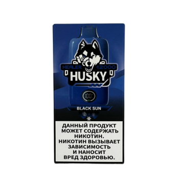 "HEALER HUSKY" 12000 затяжек 2% BLACK SUN