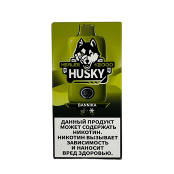 "HEALER HUSKY" 12000 затяжек 2% BANNIKA