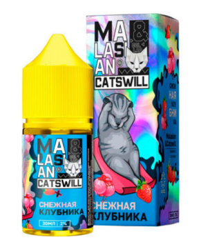 Malasian&CATSWILL hard жидкость 2% 30мл СНЕЖНАЯ КЛУБНИКА