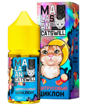 Malasian&CATSWILL hard жидкость 2% 30мл ЦИТРУСОВЫЙ ЦИКЛОН