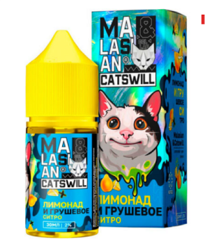 Malasian&CATSWILL hard жидкость 2% 30мл ЛИМОНАД И ГРУШЕВОЕ СИТРО