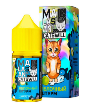 Malasian&CATSWILL hard жидкость 2% 30мл ЯБЛОЧНЫЙ ШТУРМ