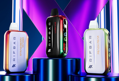 RIFBAR Turbo 5% 25000 затяжек DOUBLE APPLE